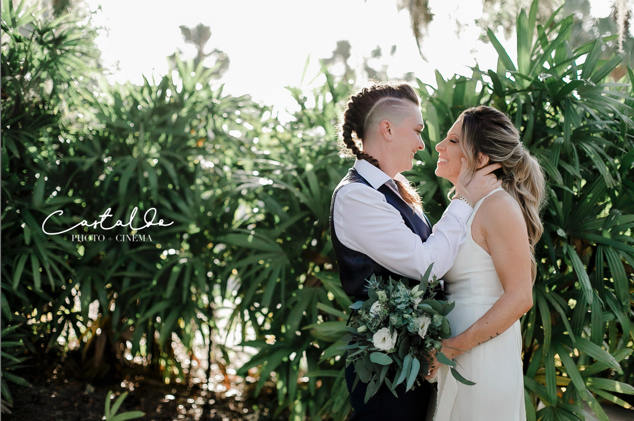 Meagan & Steffanie :: We are Orlando Strong! ONE LOVE: ORLANDO GAY WEDDINGS Love is Love - lesbian, gay, bisexual and transgender couples :: journey towards marriage equality